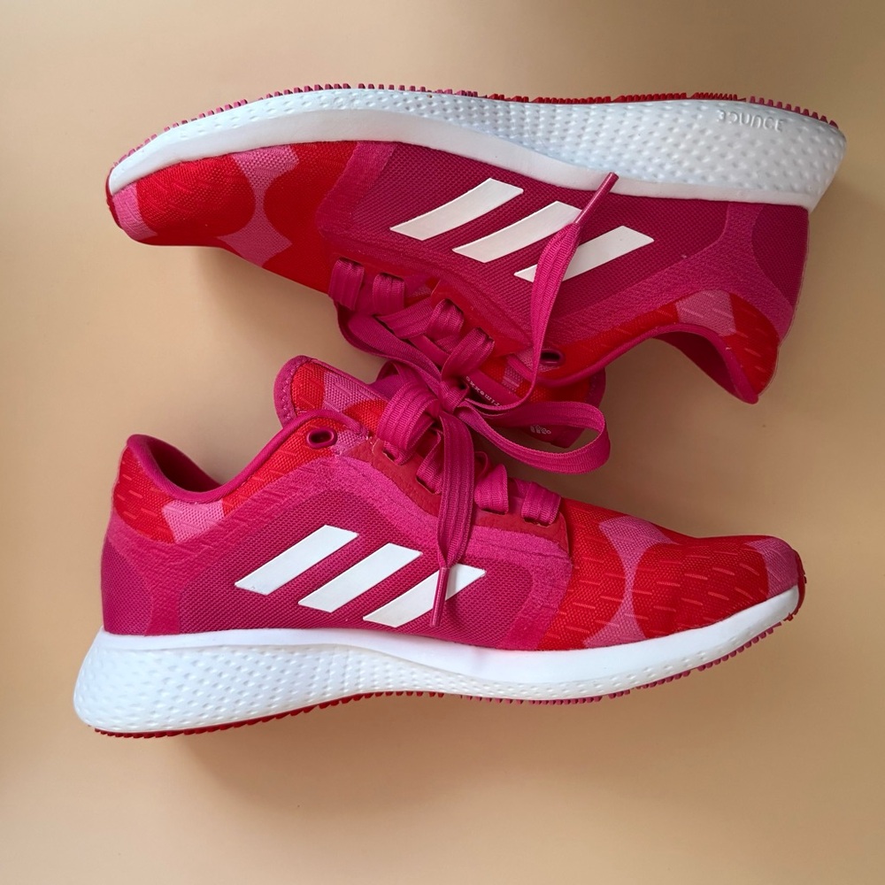 Adidas Marimekko - Edge Lux - Primegreen - Women's  Fuchsia and Red Sneakers - Picture 6 of 10